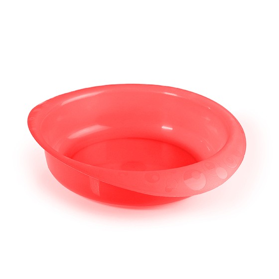 Red Deep Plate For Baby BPA Free